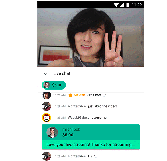 Youtube ライブ配信でコメントを目立たせる Super Chat に視聴者ファンディング機能を融合 Maskin Techwave テックウェーブ