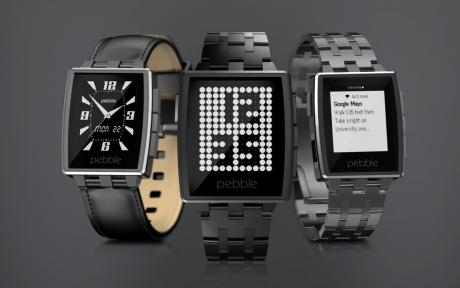 スマホ連携腕時計「Pebble」に高級モデル登場、アプリストアは1/9オープン   【増田 @maskin】  #ces2014