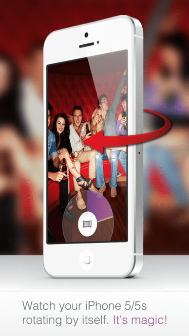 自立したiPhoneが360°回転してパノラマ写真を撮ってくれるアプリTwister【@Naruki】