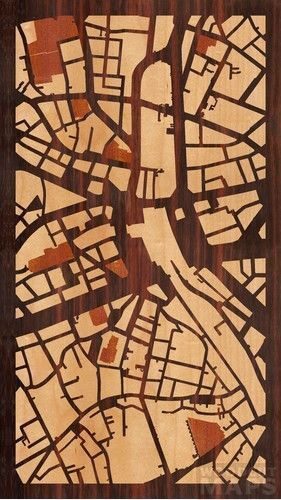 「Woodcut Maps」地図から美麗な手作り木版を作成しよう 【増田(@maskin)真樹】