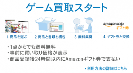 Amazon.co.jpがゲーム買い取りサービス開始【増田(@maskin)】