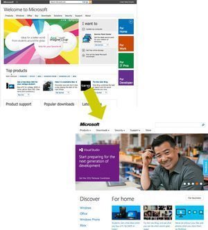 マイクロソフトのホームページが “Windows 8” 化 【増田 @maskin】